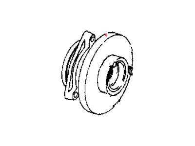 Jeep V2508352AA HUB AND BEARING Brake