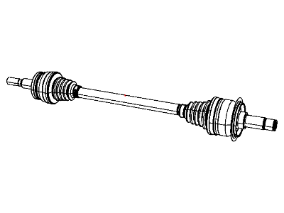 Jeep 52123523AA SHAFT Axle Half