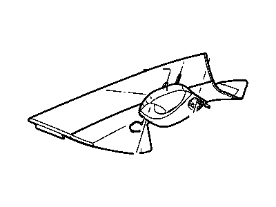 Dodge 5JY54BDXAD MOLDING A PILLAR