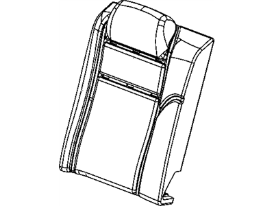 Dodge 68109968AA FOAM Seat Back