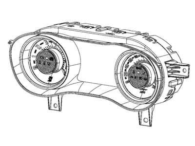 Dodge 68455957AB CLUSTER Instrument Panel