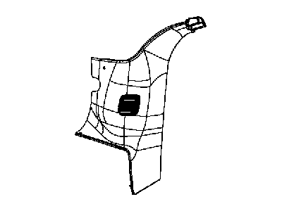 Ram ZR15BD1AI MOLDING D Pillar