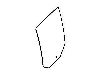 Jeep 5074818AC GLASS Rear Door