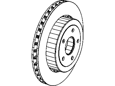 Mopar 2AMV0731AB Rotor Brake Rear