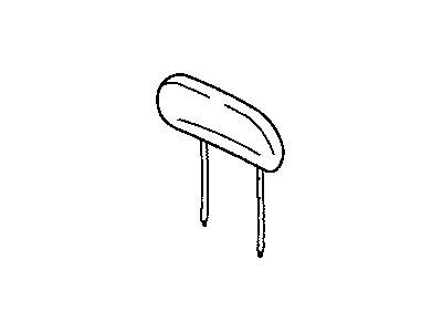 Dodge 1AX991DVAA Headrest