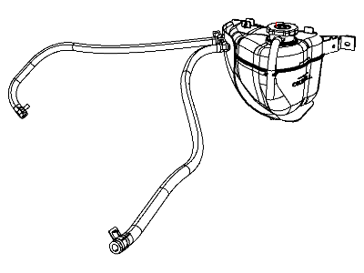 Mopar 55056622AD Bottle Pressurized Coolant 55056622AD Mopar Bottle Pressurized Coolant Illustration 1 of 1