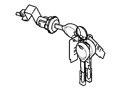 Mopar MR972628 Cylinder Deck Lid Lock