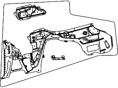 Chrysler 5008755AF PANEL Quarter Inner