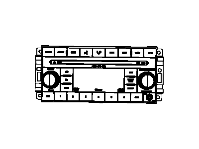 Mopar 5064923AE Radio Am/Fm/6 DVD Mopar 5064923AE Radio Am/Fm/6 DVD