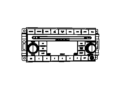 Mopar 5064127AH Radio AM/FM 6 Disc DVD & Mp3
