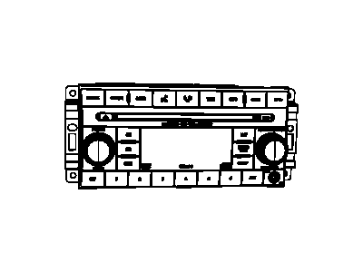 Mopar 5064927AE Radio Mw/FM/Dvd