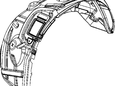 Mopar 68053738AE Shield Wheelhouse