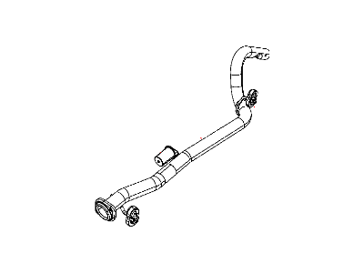 68058528AA Mopar Pipe Exhaust Extension Illustration 1 of 1