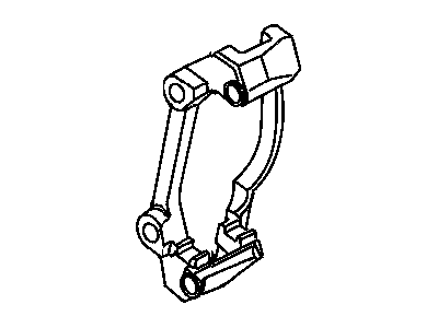Mopar 5143351AC Adapter Disc Brake Caliper Front Includes Pins And Boots 5143351AC Mopar Adapter Disc Brake Caliper Front Includes Pins And Boots Illustration 1 of 1