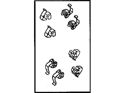 Dodge 5161765AA SPRING KIT Disc Brake Pad