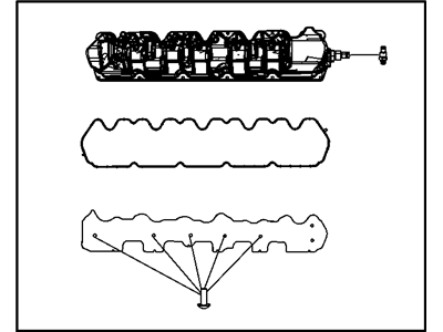 Dodge 5038162AD COVER Cylinder Head Right