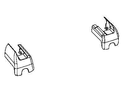 Dodge 1AW771DDAA COVER Track Front