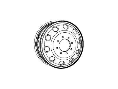 Mopar 68079555AB Wheel Aluminum
