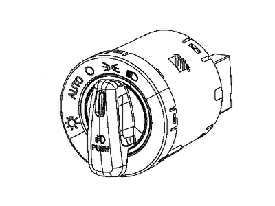 Chrysler 68240386AC Headlamp Switch