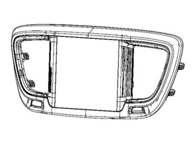 Chrysler 68316175AB CENTER STACK Upper