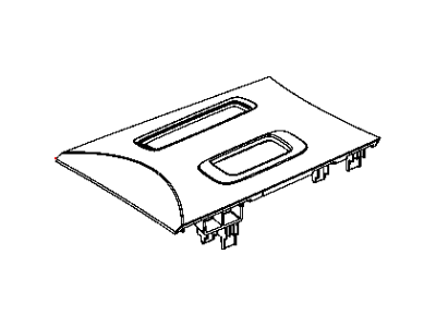 Mopar 1WA69AAAAB Bezel Gear Shift Indicator