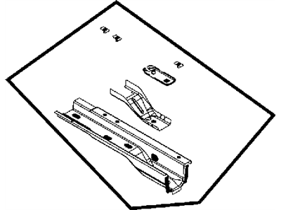 Mopar 55372677AA Crossmember Rear Floor