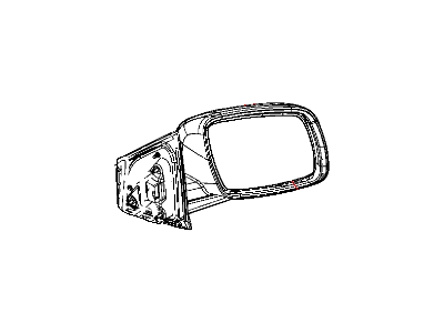 Dodge 1CE281S2AD MIRROR Outside Rearview