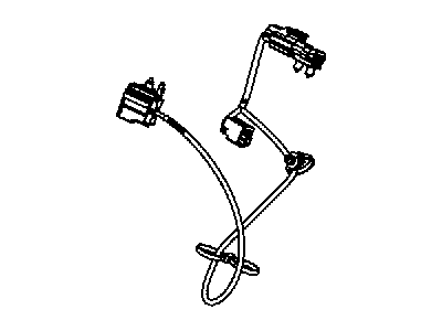 Mopar 68079644AA Wiring Seat Belt Jumper