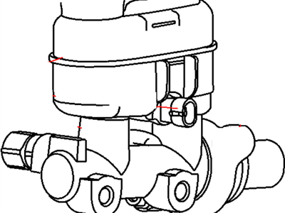 Dodge 5015149AA MASTER CYLINDER Brake