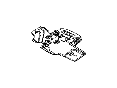 Jeep 55057326AB RETAINER Overhead Console