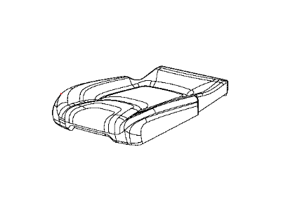 Mopar 5RA70DX9AC Cover Rear Seat Cushion Right
