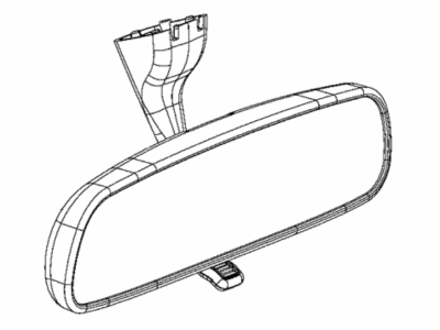 Ram 68470820AB MIRROR Inside Rear View