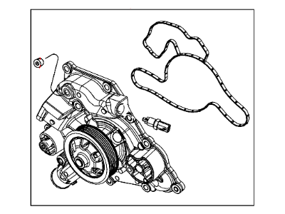 Mopar 53022340AF Pump Water