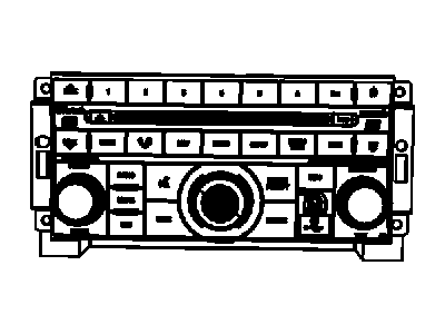 Mopar 5107097AF Radio Am/Fm/6 Dvd/Hdd/Nav/Usb