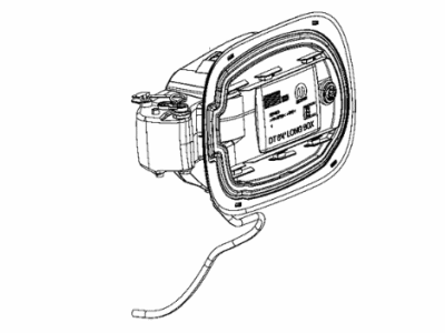 52029877AA Mopar Housing Fuel Filler Illustration 1 of 1