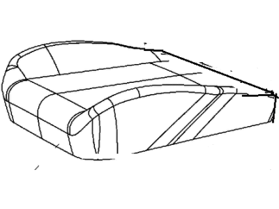 Dodge 6NT32DX9AA COVER AND FOAM Front Seat Cushion