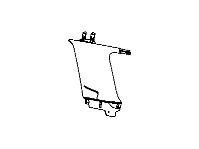 Mopar 1GP02DX9AA Molding C Pillar