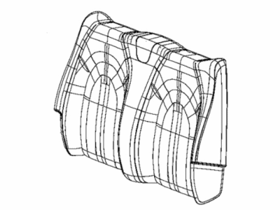 Mopar 6QH97PL5AA Cover Rear Seat Back Mopar 6QH97PL5AA Cover Rear Seat Back