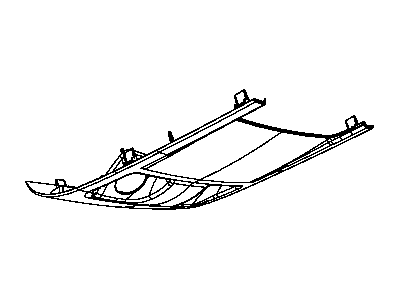 Dodge 5KR06HDAAA COVER Overhead console