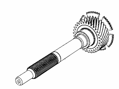 Mopar 68271188AA Shaft Input 68271188AA Mopar Shaft Input Illustration 1 of 1