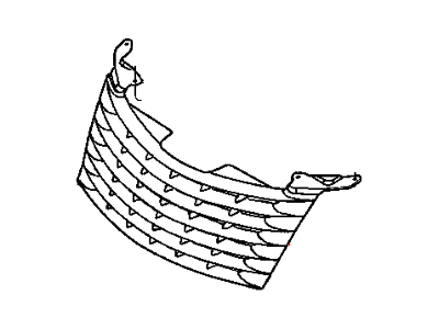 RH78YY6AE Mopar Grille Radiator Illustration 1 of 1