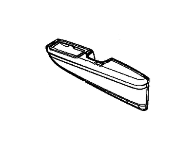 1VZ423X9AA Mopar Armrest Front Door Trim Illustration 1 of 1