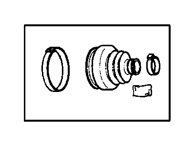 Mopar 5102446AA Boot Kit Half Shaft Inner 5102446AA Mopar Boot Kit Half Shaft Inner Illustration 1 of 1