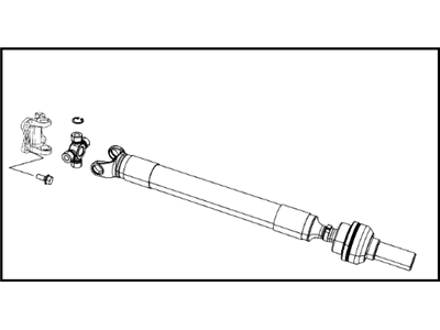 Ram Drive Shaft - 52123639AA