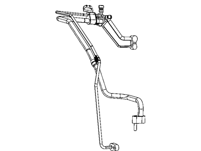 Jeep 5058899AD LINE A/C Suction And Liquid
