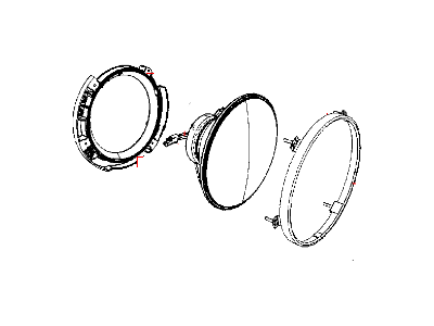 Jeep 55078148AC HEADLAMP