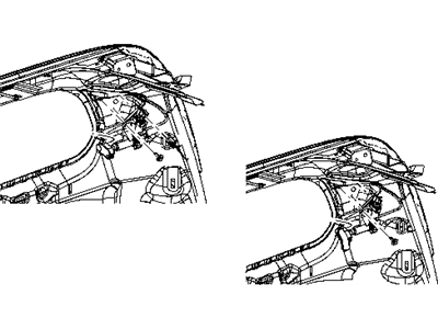 Dodge 5191097AA MOTOR QUARTER WINDOw