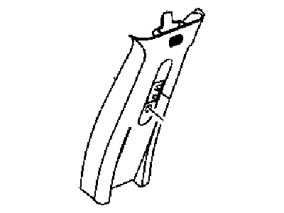 Mopar YF58DW1AB Cover Center Pillar