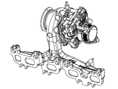 Jeep 68422001AA MANIFOLD Exhaust