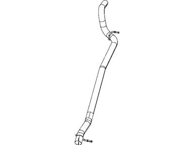 Jeep 52059939AF PIPE Exhaust Extension Includes Front Exhaust Clamp